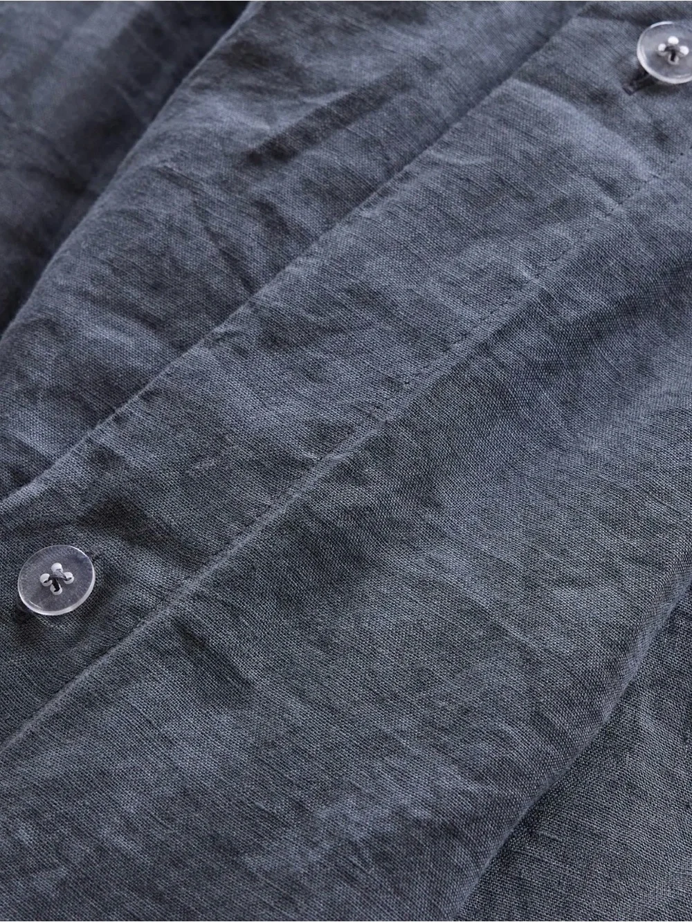 NWOT European Linen Duvet in Nightfall King/CalKing - Retail $174